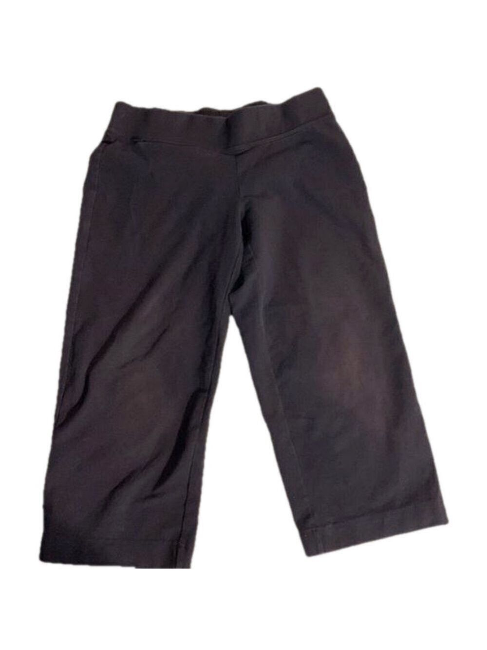 Lands End black starfish crop leggings small